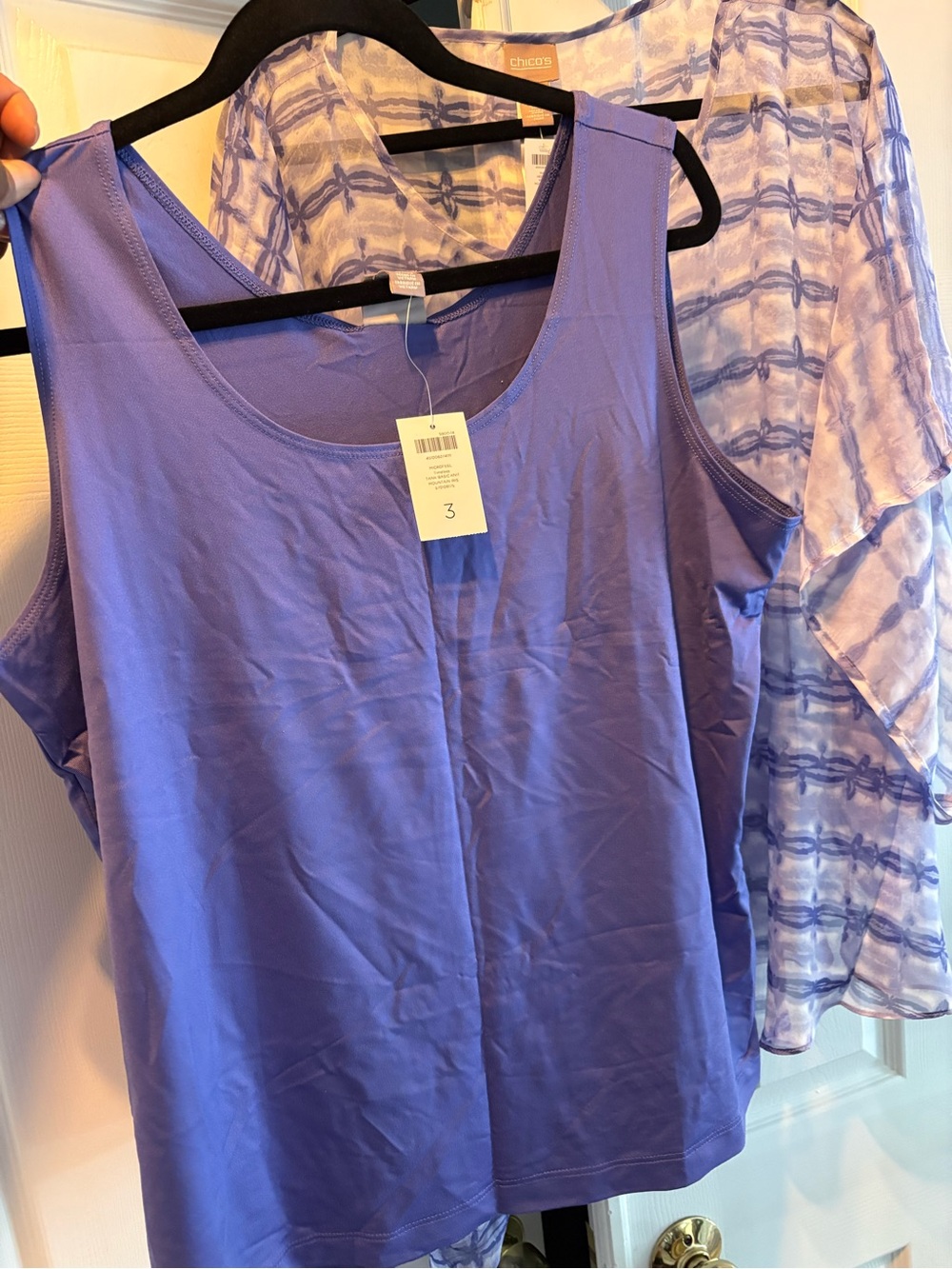 Chico's Lavender Sleeveless Tank Top